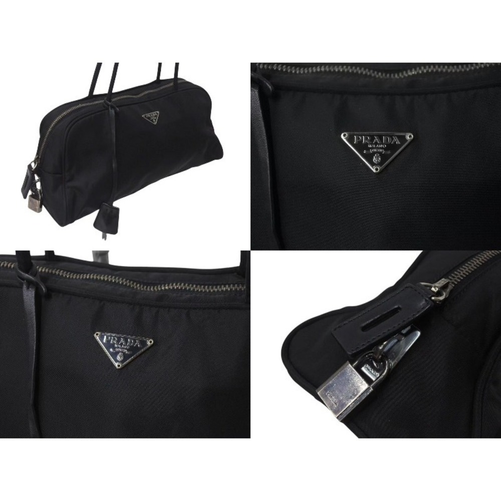 Prada Shoulder Tessuto Bowling Bag Nylon - Picture 4 of 8